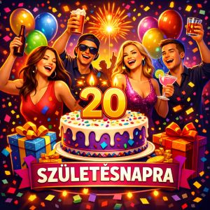 20. Születésnapra
