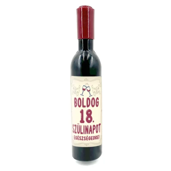 Dugóhúzó Hűtőmágnes - Boldog 18. Szülinapot