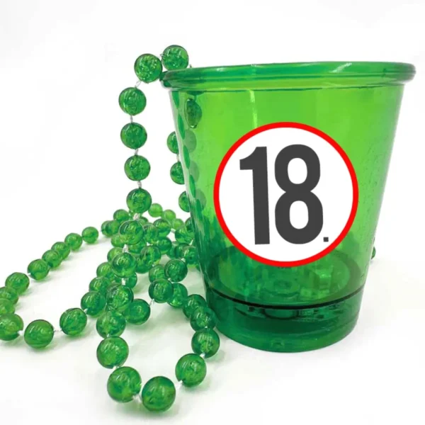 Felespohár – 18 Karikás – Zöld