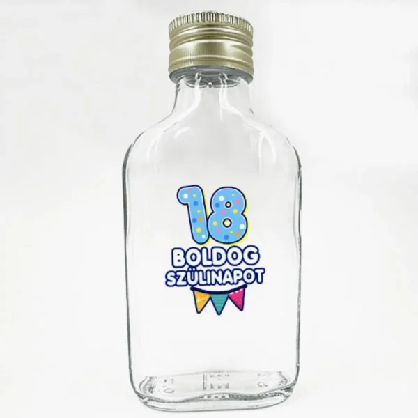 Laposüveg 100 ml – 18 Boldog Szülinapot