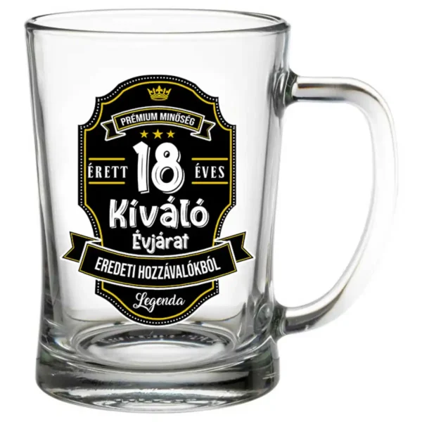 Söröskorsó 500 ml – Érett 18 éves feliratos