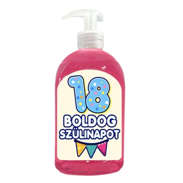 Vicces Folyékony Szappan – 18 Boldog Szülinapot