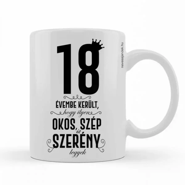 Vicces bögre 3 dl – 18 évembe került feliratos