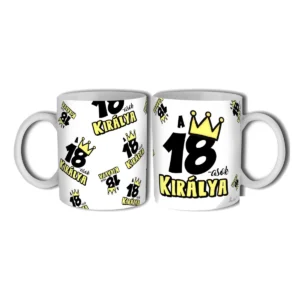 Bögre 3 dl – 18-asok királya feliratos