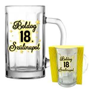 Söröskorsó 5 dl – Boldog 18. Szülinapot