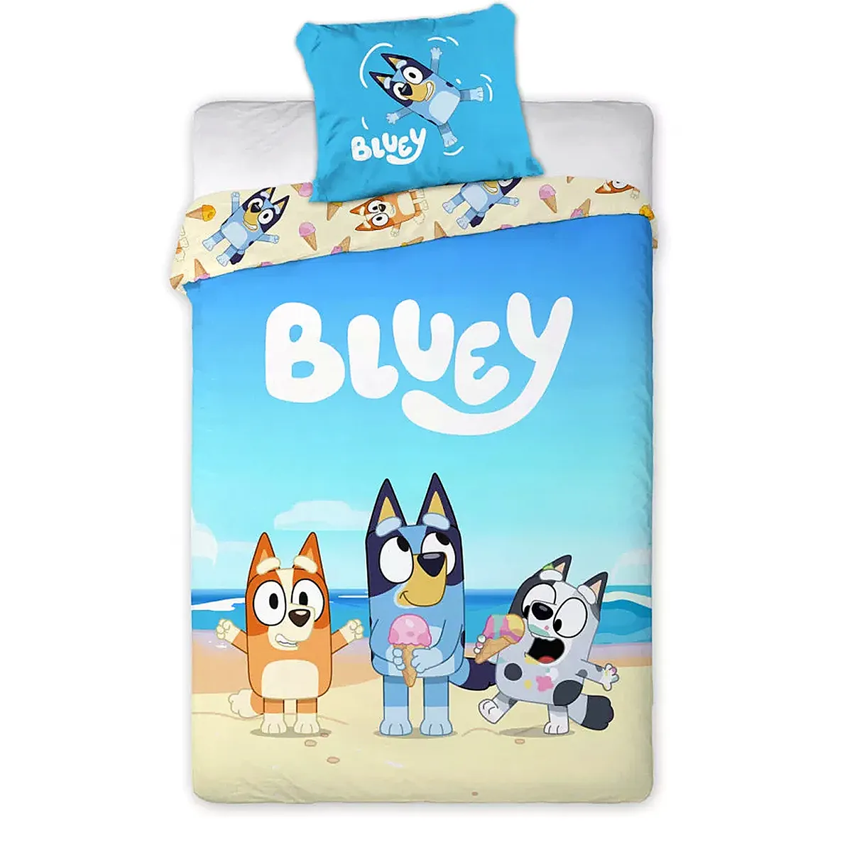 Bluey ágyneműhuzat - 140×200cm Beach