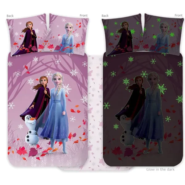 Disney Jégvarázs ágyneműhuzat – világító