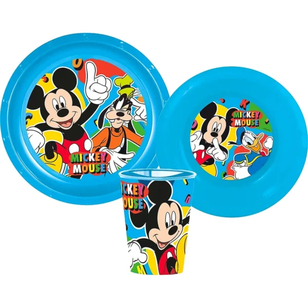 Disney Mickey étkészlet - műanyag szett 260 ml