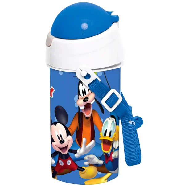 Disney Mickey műanyag kulacs akasztóval - 500 ml