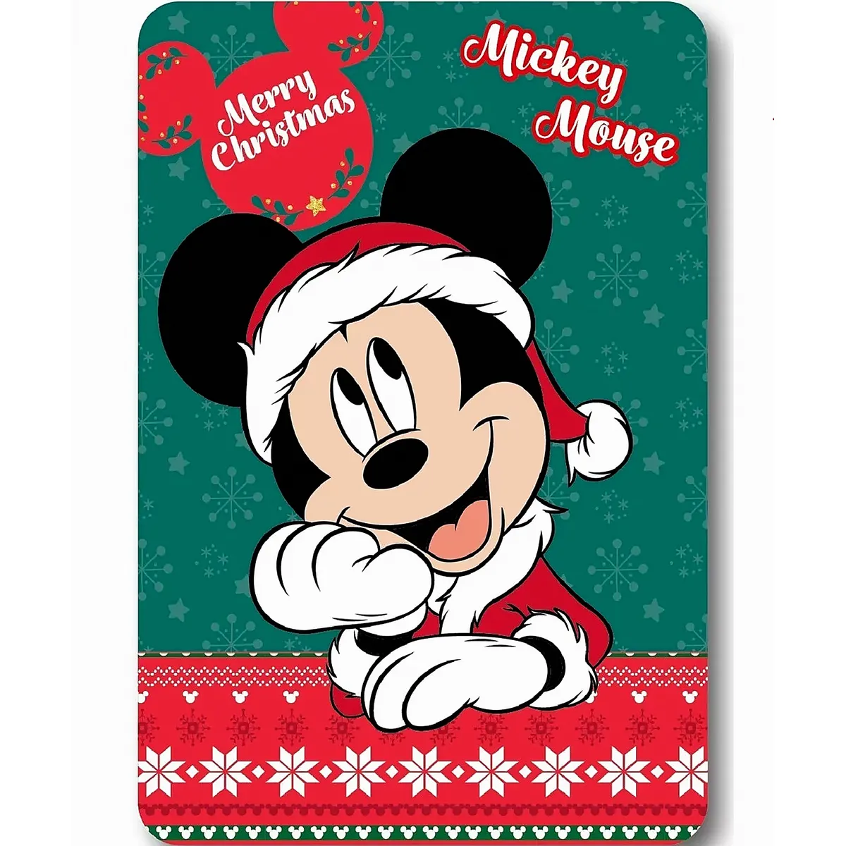 Disney Mickey polár takaró - Karácsonyi100x140cm