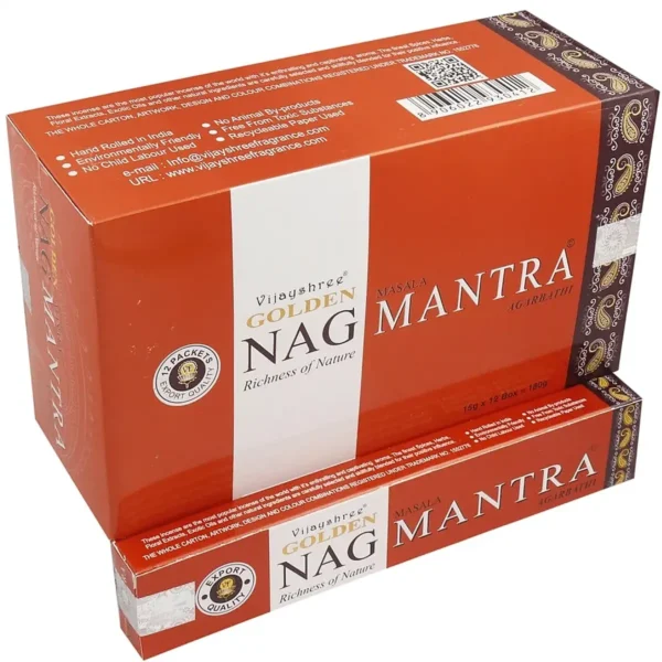 Golden Nag Mantra Masala Füstölő