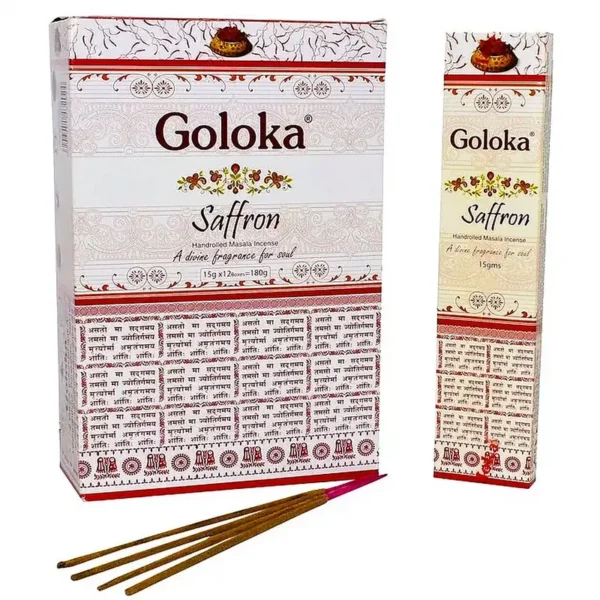 Goloka Saffron masala füstölő