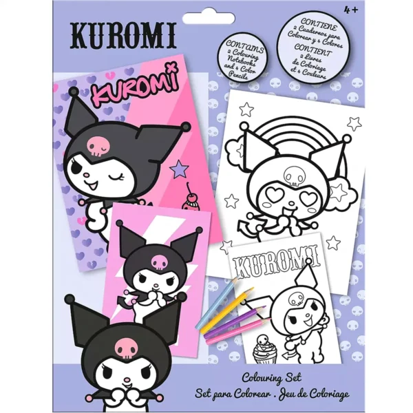 Hello Kitty Kuromi színező szett