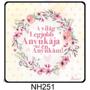 Hűtőmágnes - A világon a legjobb anya Ajándék