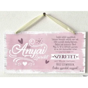 Kicsi Dekor Tábla - Az anyai szeretet