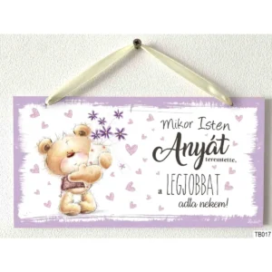 Kicsi Dekor Tábla - Mikor Isten anyát