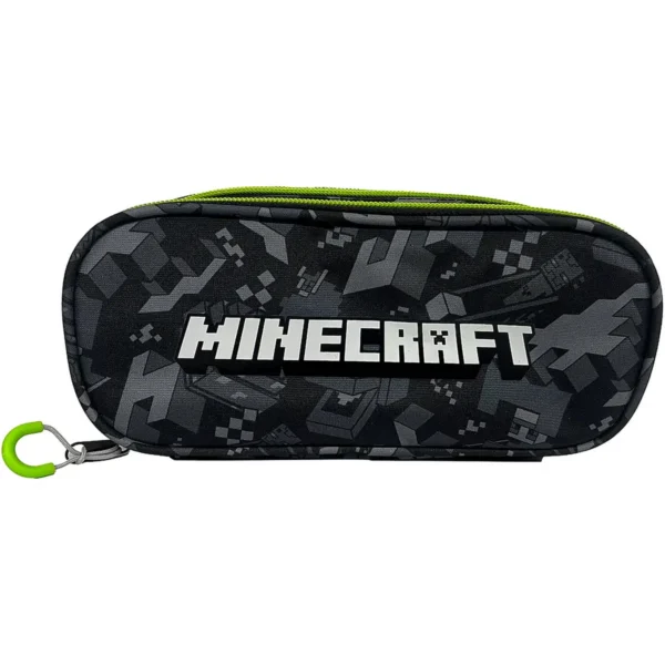 Minecraft 2 rekeszes tolltartó 23,5 cm