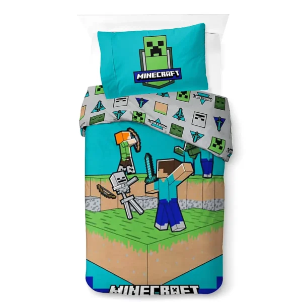 Minecraft ágyneműhuzat The Fight Is On