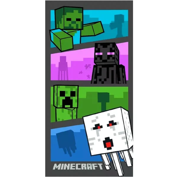 Minecraft fürdőlepedő, strand törölköző 70x140cm