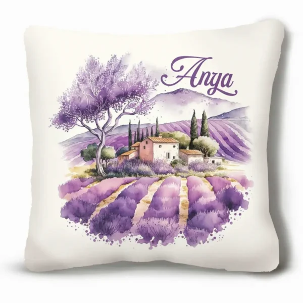 Nagy Négyzet Plüss Párna - Provence-i