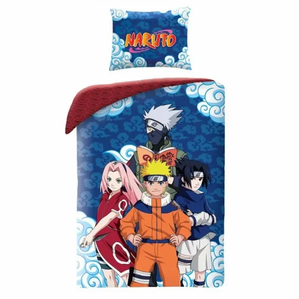 Naruto Team ágyneműhuzat 140×200cm