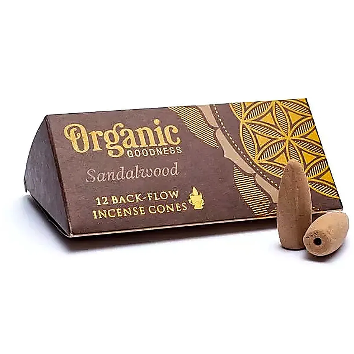 Organic-Szantálfa Back Flow Kúpfüstölők (folyékony füst)