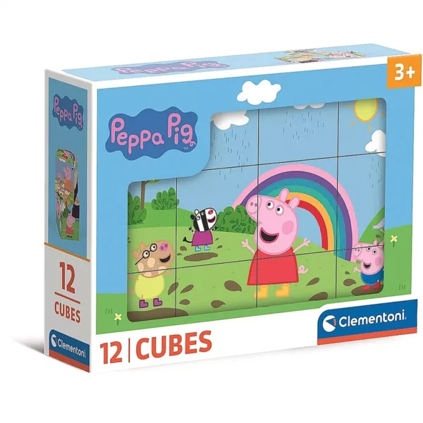 Peppa malac mesekocka 12 db-os Clementoni
