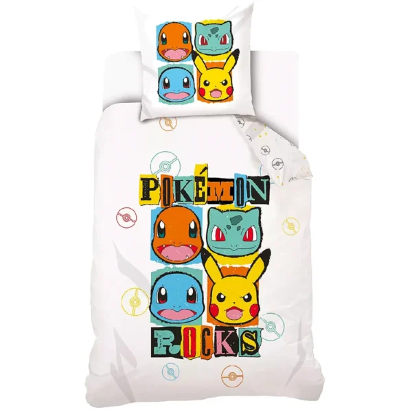 Pokémon ágyneműhuzat Rocks 140×200cm
