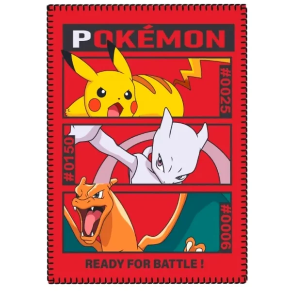 Pokémon polár takaró Battle 100x140 cm