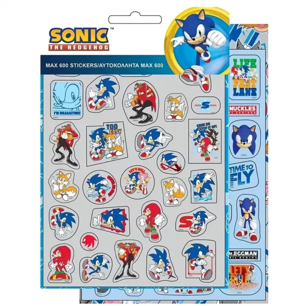 Sonic a sündisznó 600 darabos matrica szett