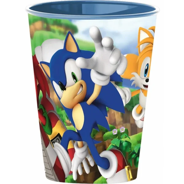 Sonic a sündisznó műanyag pohár 260 ml