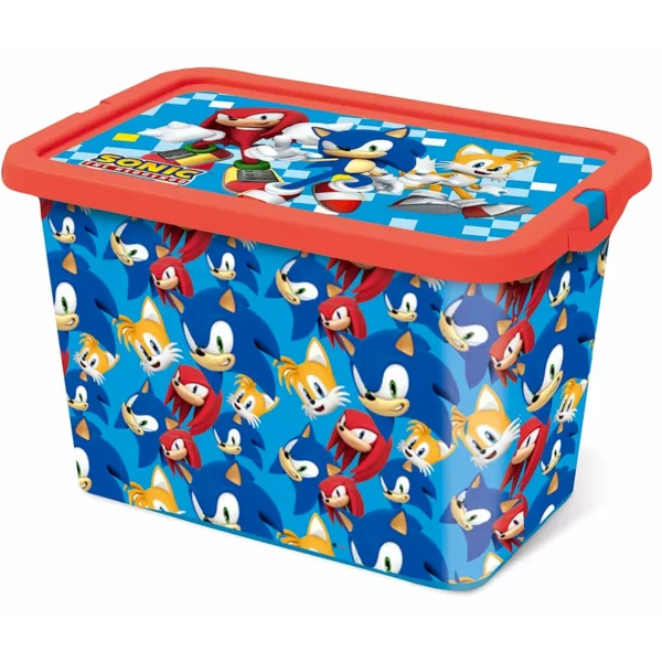 Sonic a sündisznó műanyag tároló doboz 7 L