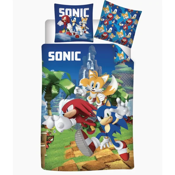 Sonic a sündisznó ovis ágyneműhuzat 100×135cm