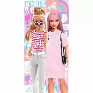 Barbie fürdőlepedő strand törölköző – Together