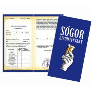 Bizonyítvány Sógor - Ajándék Sógornak