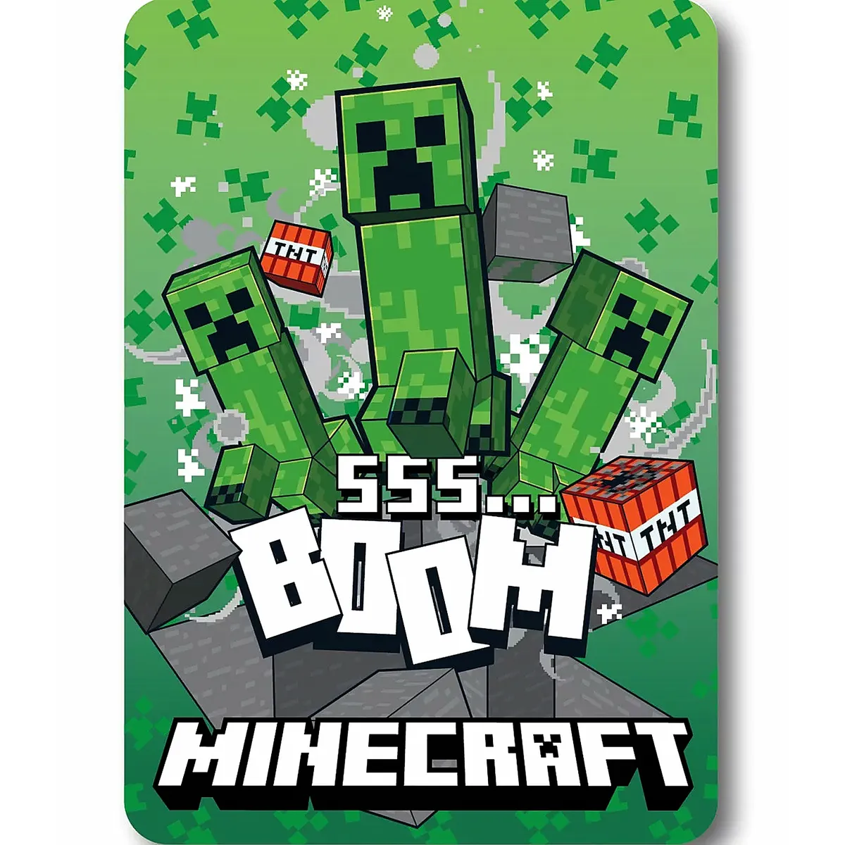 Minecraft polár takaró SSS Boom 100x140cm