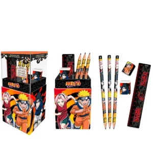 Naruto asztali tolltartó szett