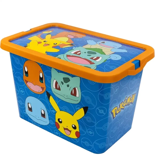 Pokémon műanyag tároló doboz 7 L
