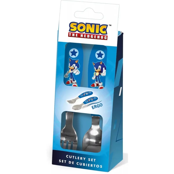 Sonic a sündisznó evőeszköz készlet