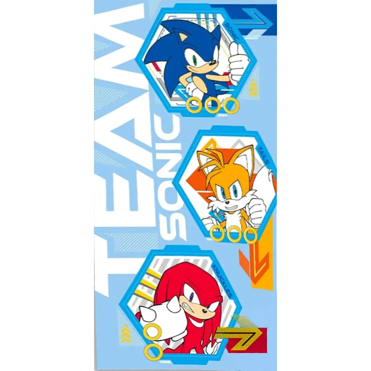 Sonic a sündisznó fürdőlepedő, strand törölköző 70x140cm