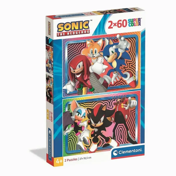 Sonic a sündisznó puzzle 2x60 db-os