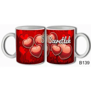 Szeretlek bögre – Szerelmes Ajándék (3 dl)