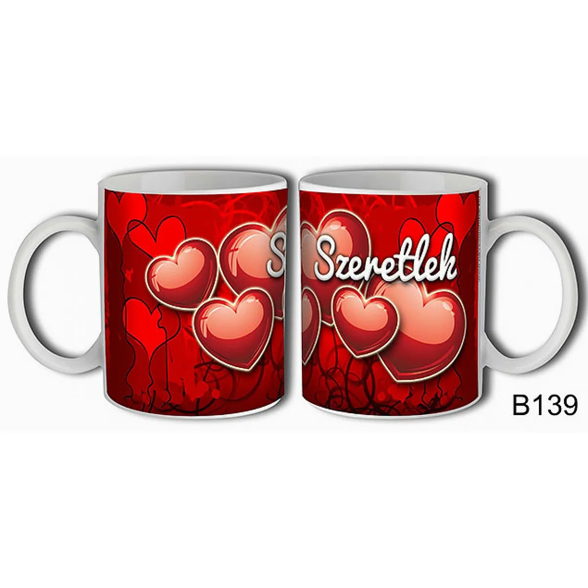 Szeretlek bögre – Szerelmes Ajándék (3 dl)