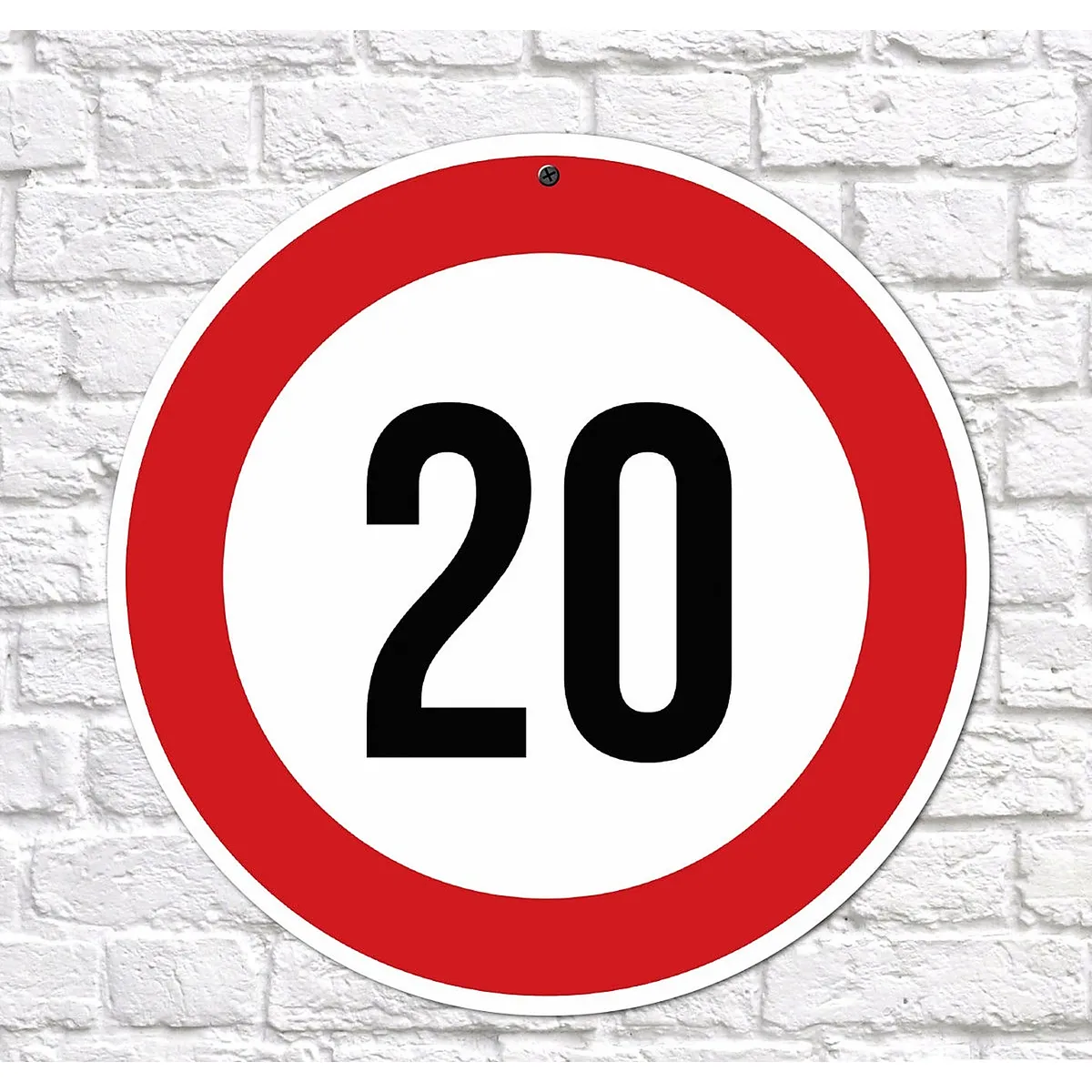 20-as sebességkorlátozó tábla