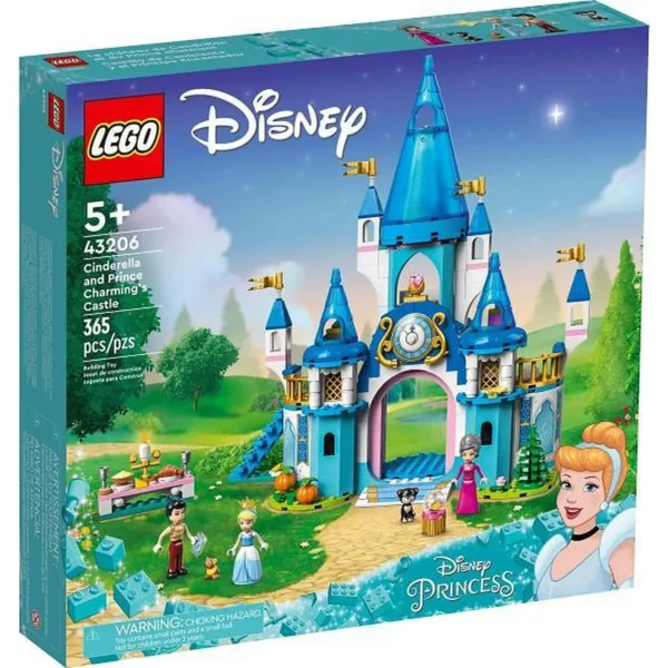 LEGO Disney 43206 – Hamupipőke Kastélya Játékkészlet