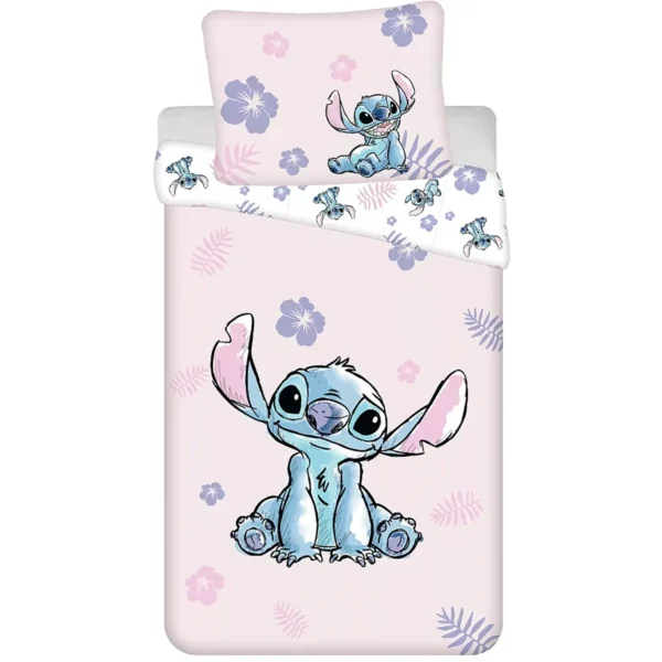 Disney Lilo és Stitch A Csillagkutya Pink Ágyneműhuzat 140×200 cm