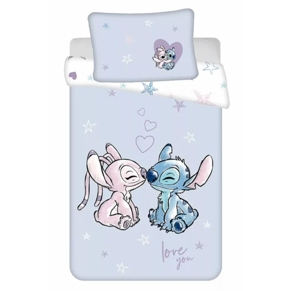 Disney Lilo és Stitch Ovis Ágyneműhuzat Purple 100×135 cm