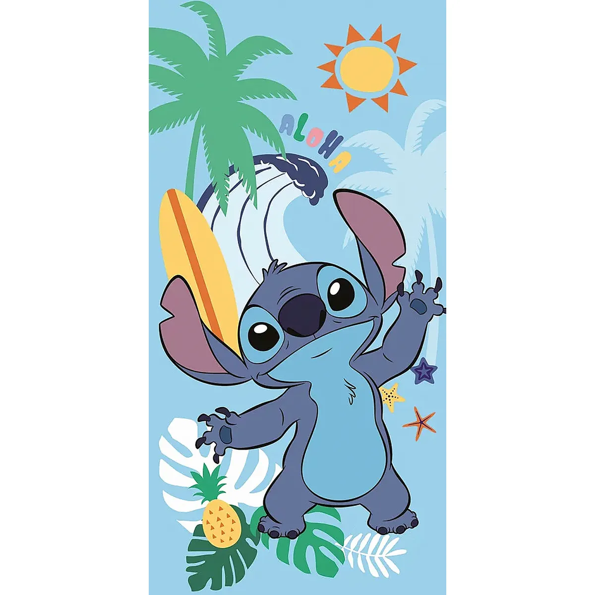 Disney Lilo és Stitch Summer Fürdőlepedő 70×140 cm