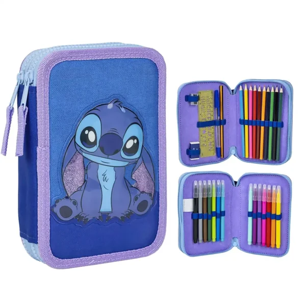 Disney Lilo és Stitch Töltött Tolltartó 2 Emeletes
