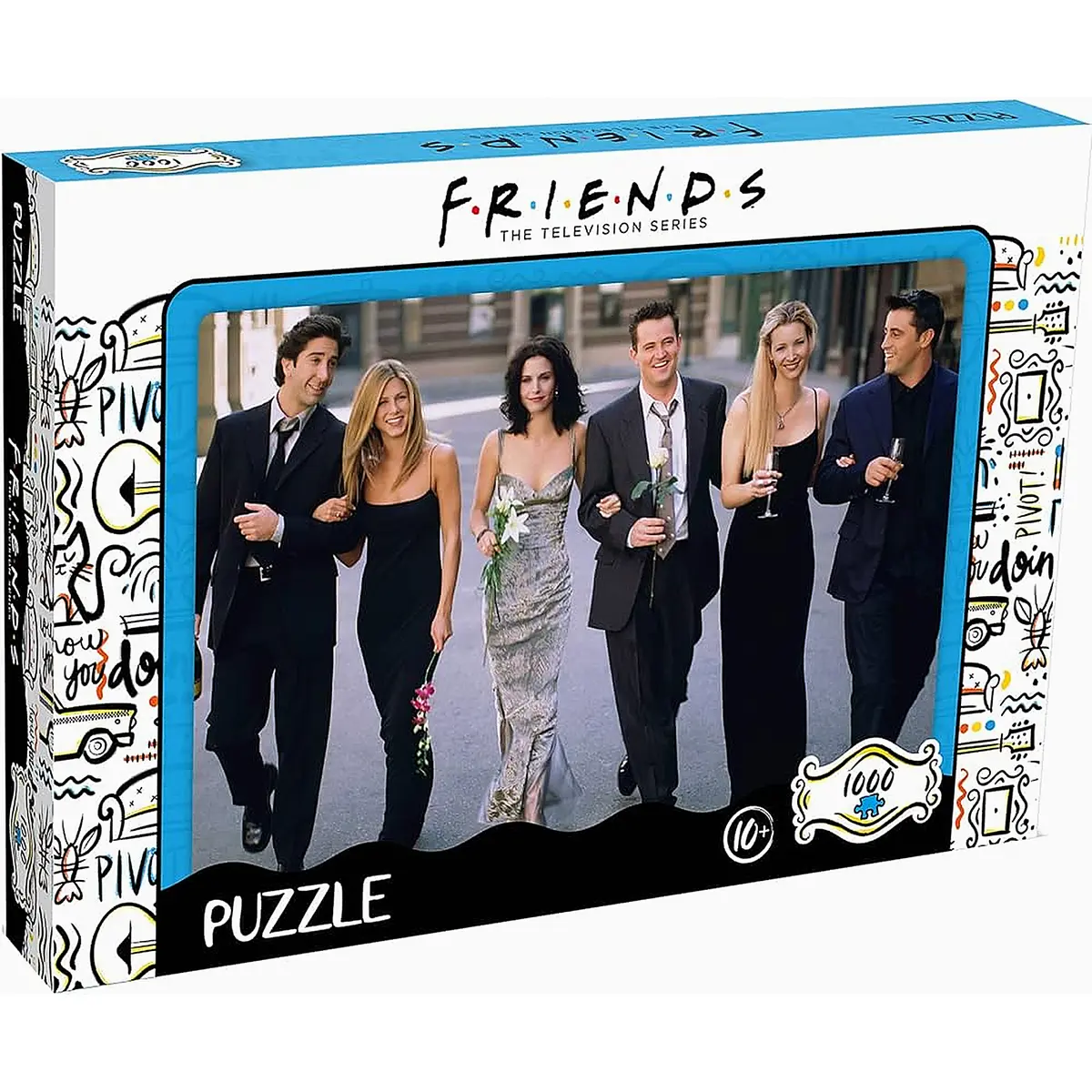 Jóbarátok Puzzle 1000 db Banquet